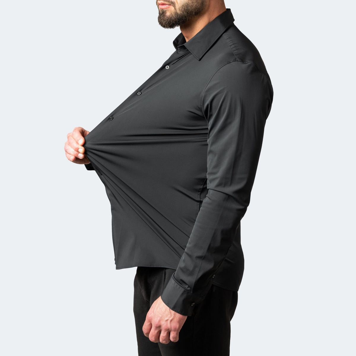 Ashford | Men's Slim Fit Stretch Wrinkle-Resistant Long Sleeve Shirt