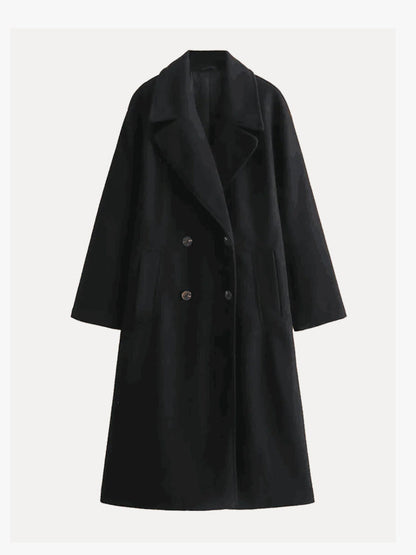 Elara | Women's Wool Blend Longline Trench Coat