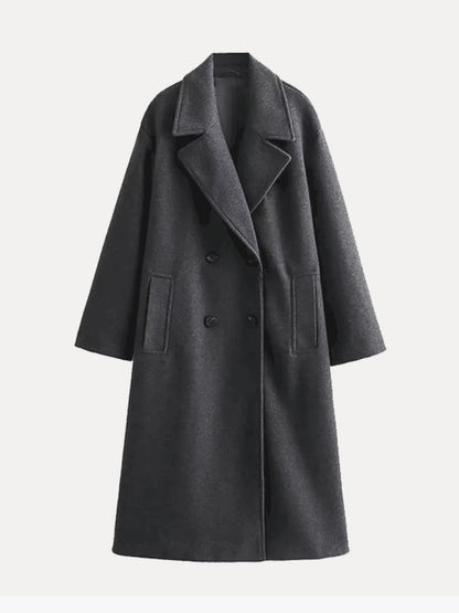 Elara | Women's Wool Blend Longline Trench Coat