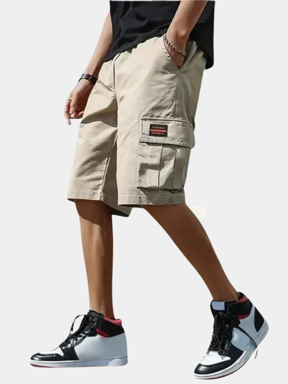 Marlow | Men's Cargo Loose Fit Knee Length Shorts