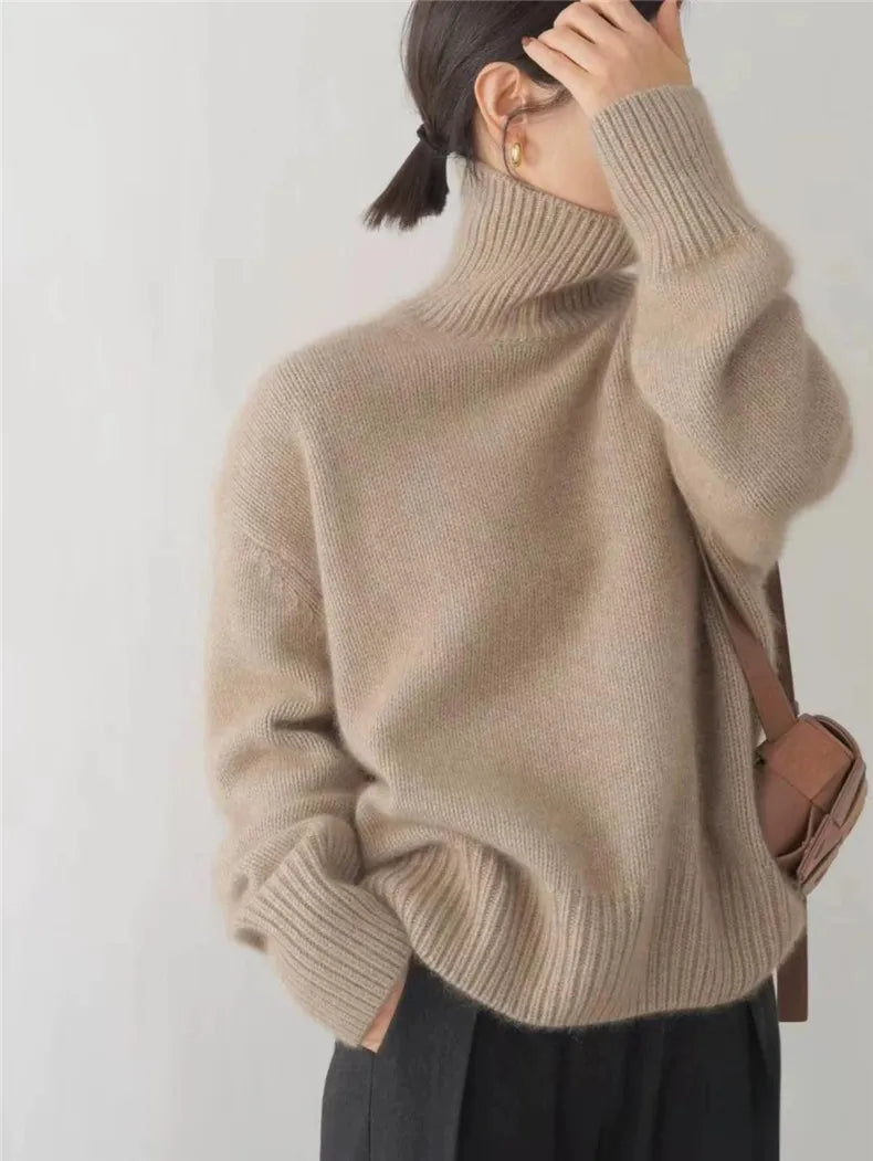 Marlowe | Women's Rollneck Soft Knit Semi-Fit Jumper