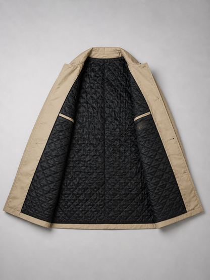 Bramfield | Men's Longline Tailored Button Front Overcoat