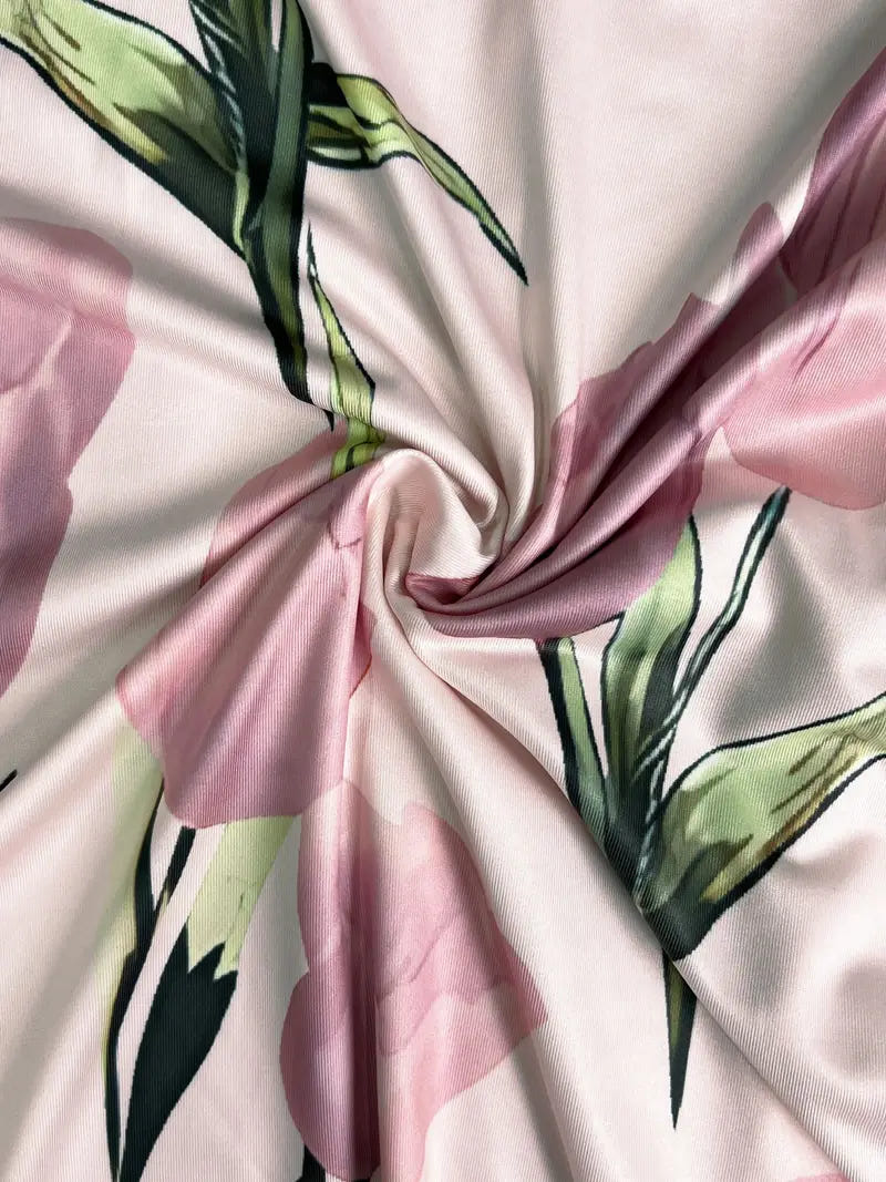 Catherine | Floral Print Sleeveless A Line Maxi Dress With Cropped Jacket Two Piece Set