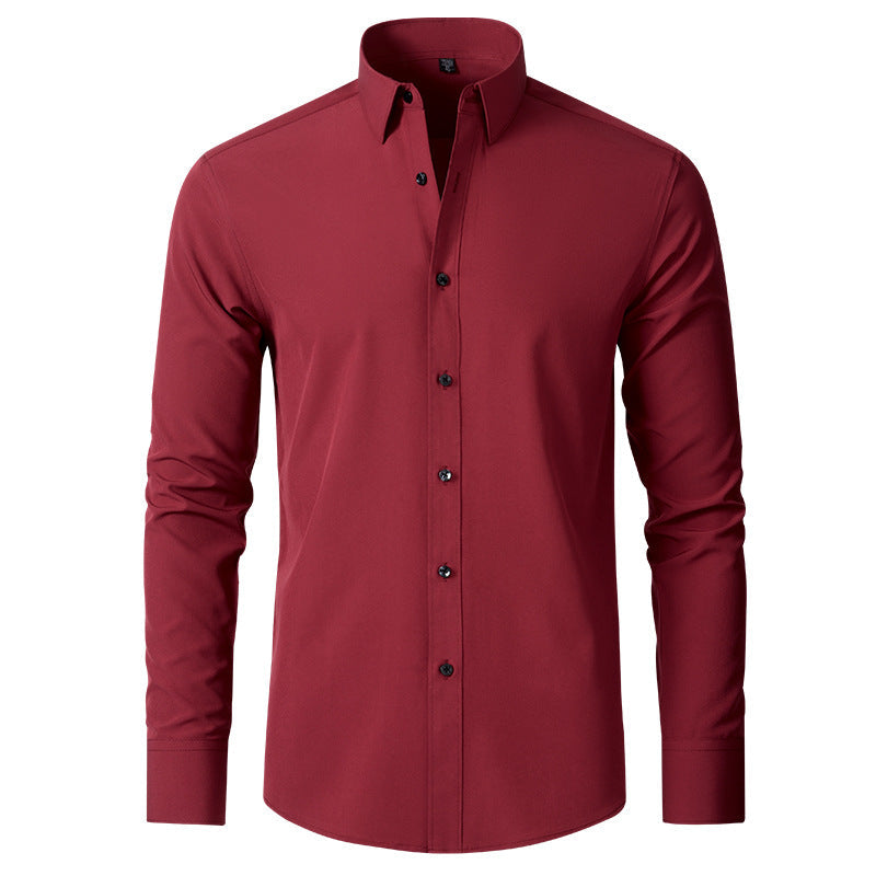 Ashford | Men's Slim Fit Stretch Wrinkle-Resistant Long Sleeve Shirt