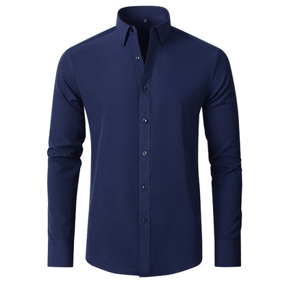 Ashford | Men's Slim Fit Stretch Wrinkle-Resistant Long Sleeve Shirt