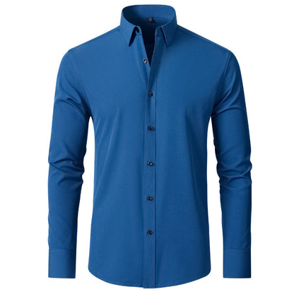 Ashford | Men's Slim Fit Stretch Wrinkle-Resistant Long Sleeve Shirt