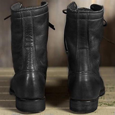 Thornbury | Women's Lace-Up Leather Combat Ankle Boot