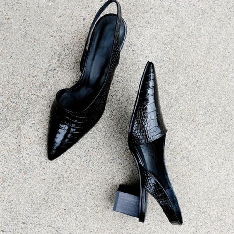 Lynn | Women's Orthopedic Comfortable Pointed Toe Slingback Flat
