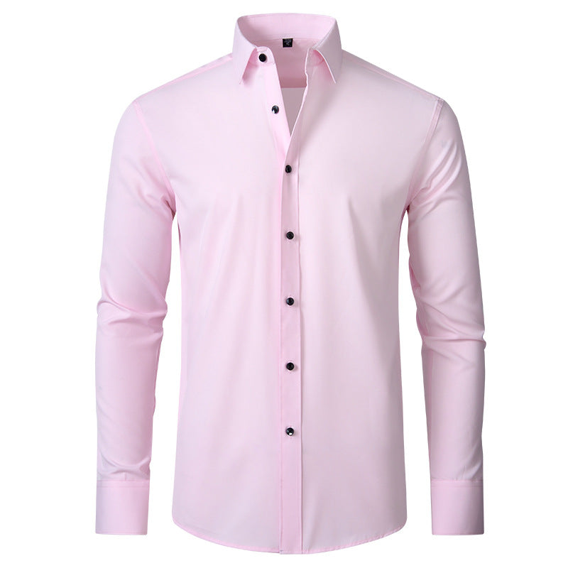 Ashford | Men's Slim Fit Stretch Wrinkle-Resistant Long Sleeve Shirt