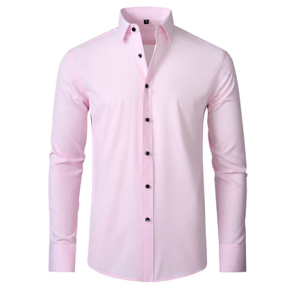 Ashford | Men's Slim Fit Stretch Wrinkle-Resistant Long Sleeve Shirt