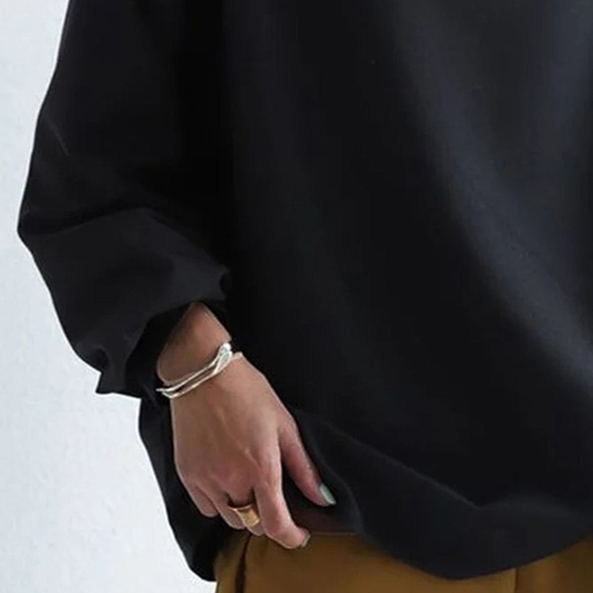 Isolde | Women's High-Neck Soft Knit Slouchy Top