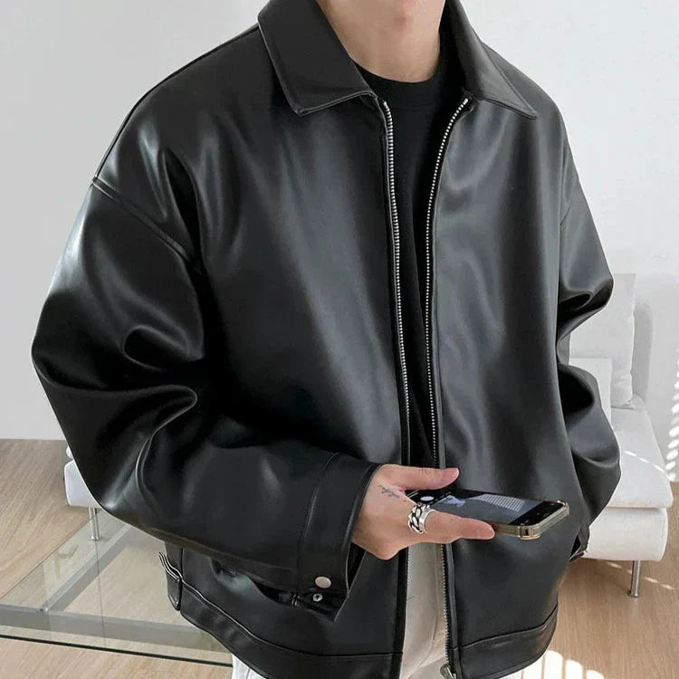 Cormac | Men's Streetwear Oversized Collared Bomber Jacket