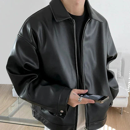 Cormac | Men's Streetwear Oversized Collared Bomber Jacket