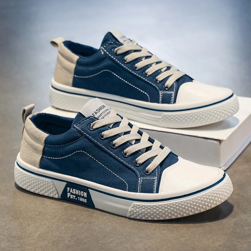 Zorion | Men's Retro Canvas Lace Up Casual Sneaker