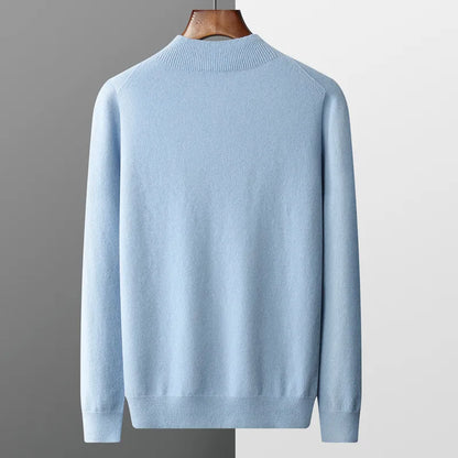 Callahan | Men's Soft-Touch Merino Wool Mock Neck Jumper
