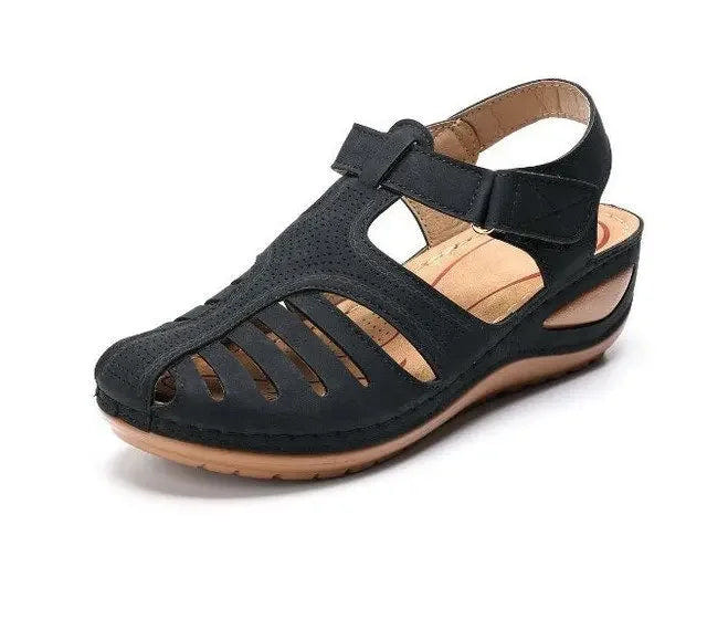 Sharon | Fisherman Sandals Closed Toe Wedge Orthopedic Walking