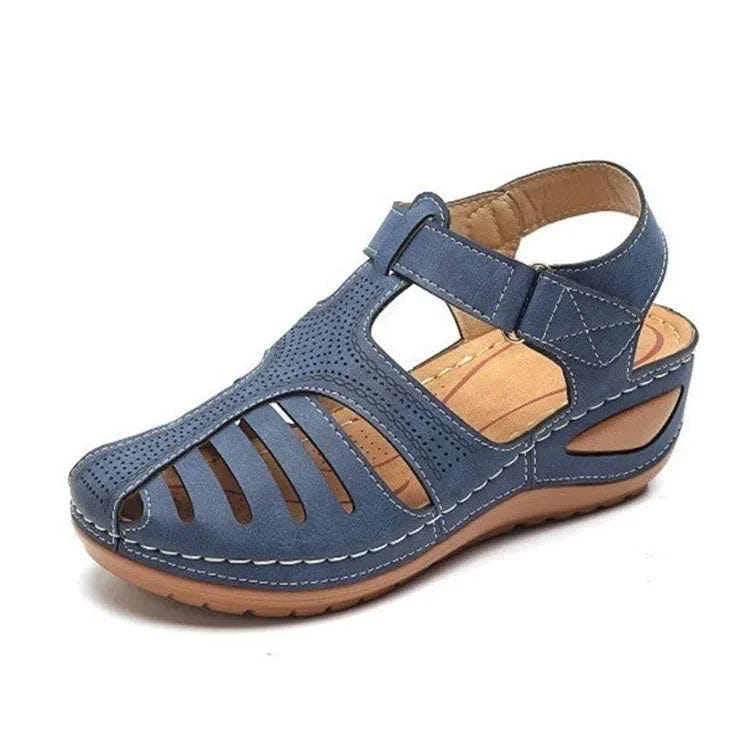 Sharon | Fisherman Sandals Closed Toe Wedge Orthopedic Walking