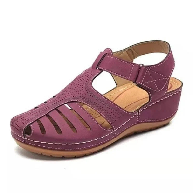 Sharon | Fisherman Sandals Closed Toe Wedge Orthopedic Walking