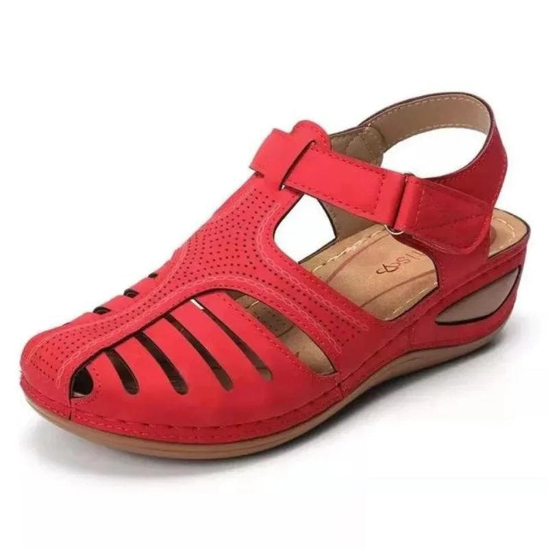 Sharon | Fisherman Sandals Closed Toe Wedge Orthopedic Walking