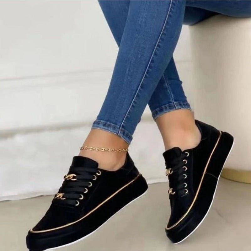 Bellamy | Women's Chunky Platform Lace Up Trainer