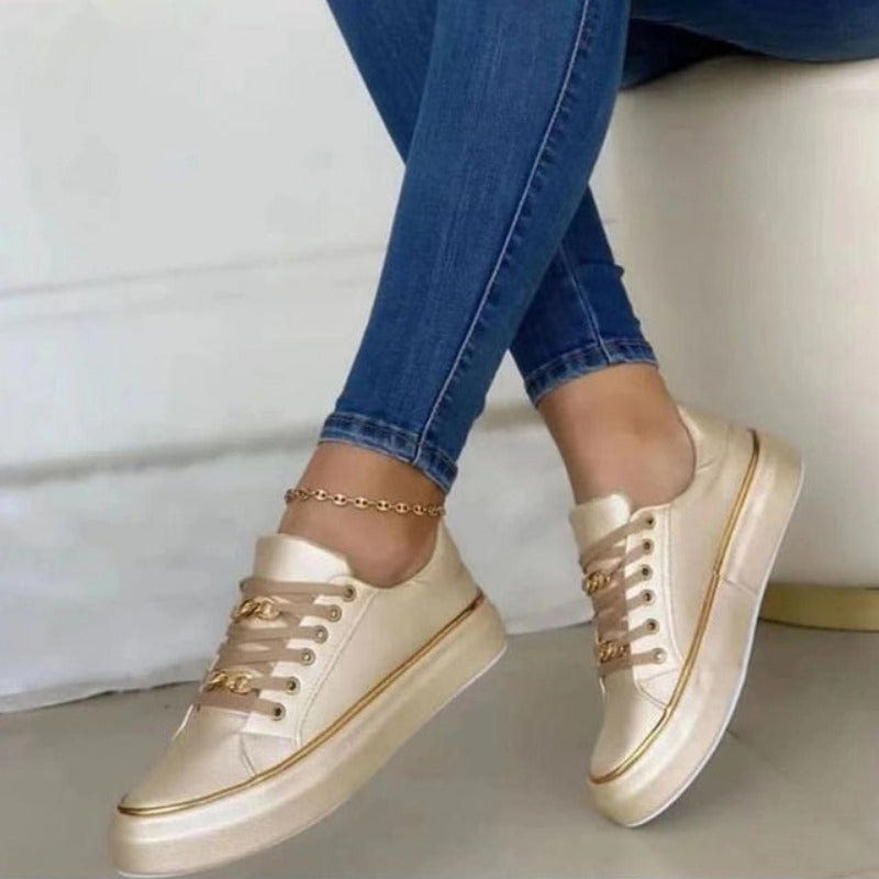 Bellamy | Women's Chunky Platform Lace Up Trainer