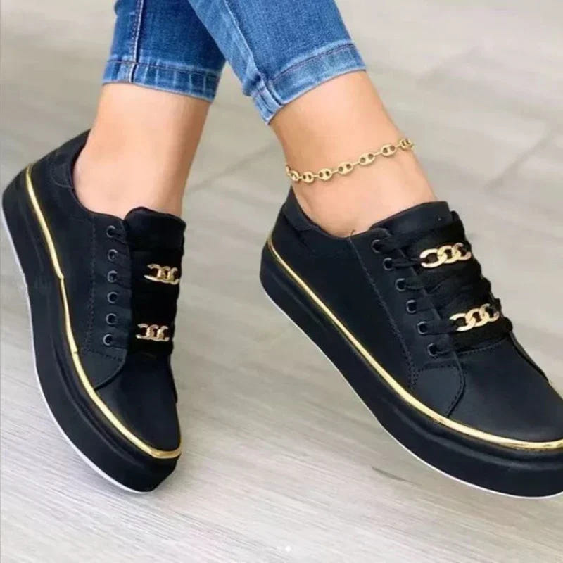 Bellamy | Women's Chunky Platform Lace Up Trainer