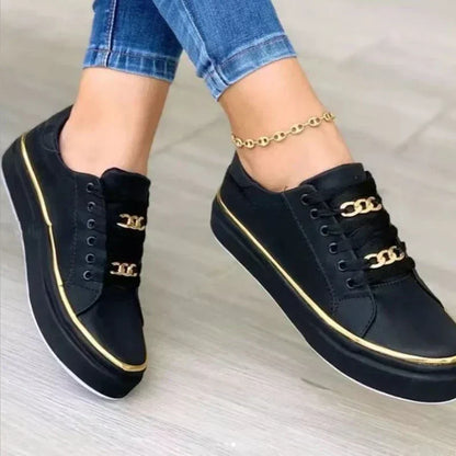 Bellamy | Women's Chunky Platform Lace Up Trainer
