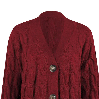Maelis | Women's Cosy Knit Chunky Cardigan with Pockets
