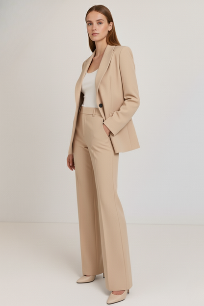 Marlowe | Women's Tailored Straight Leg Trouser Suit Set