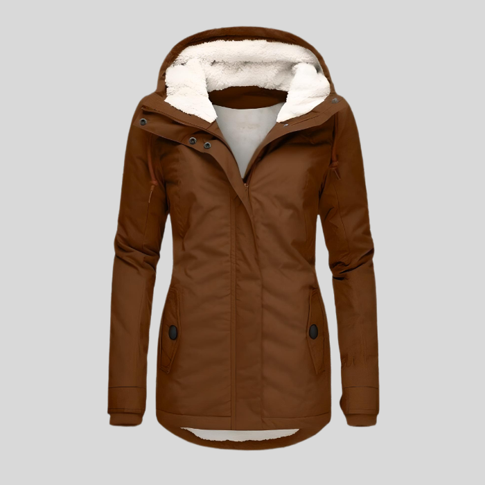 Coralie | Women's Insulated Waterproof Fleece Lined Longline Winter Coat