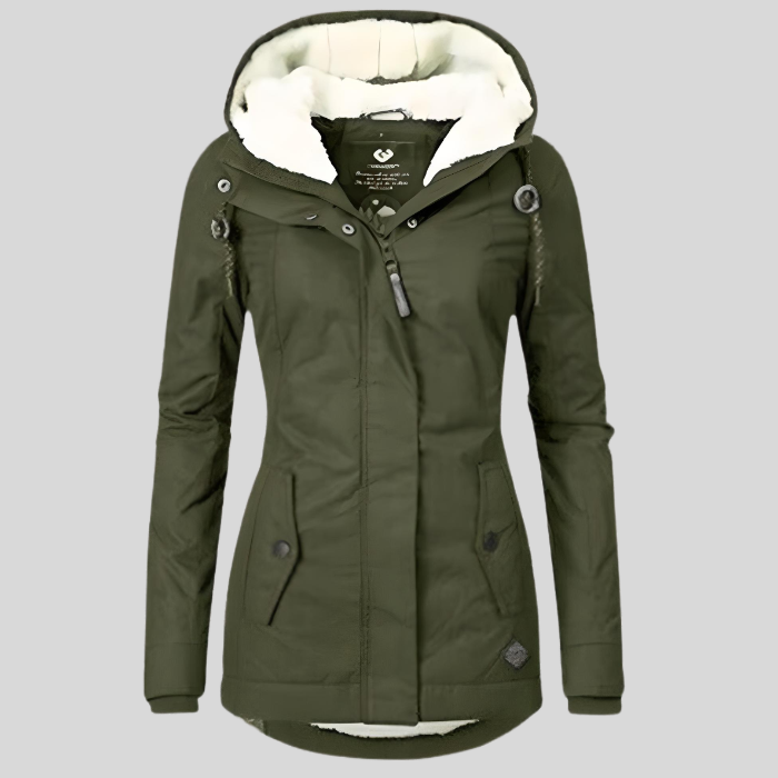 Coralie | Women's Insulated Waterproof Fleece Lined Longline Winter Coat