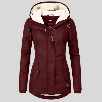Coralie | Women's Insulated Waterproof Fleece Lined Longline Winter Coat