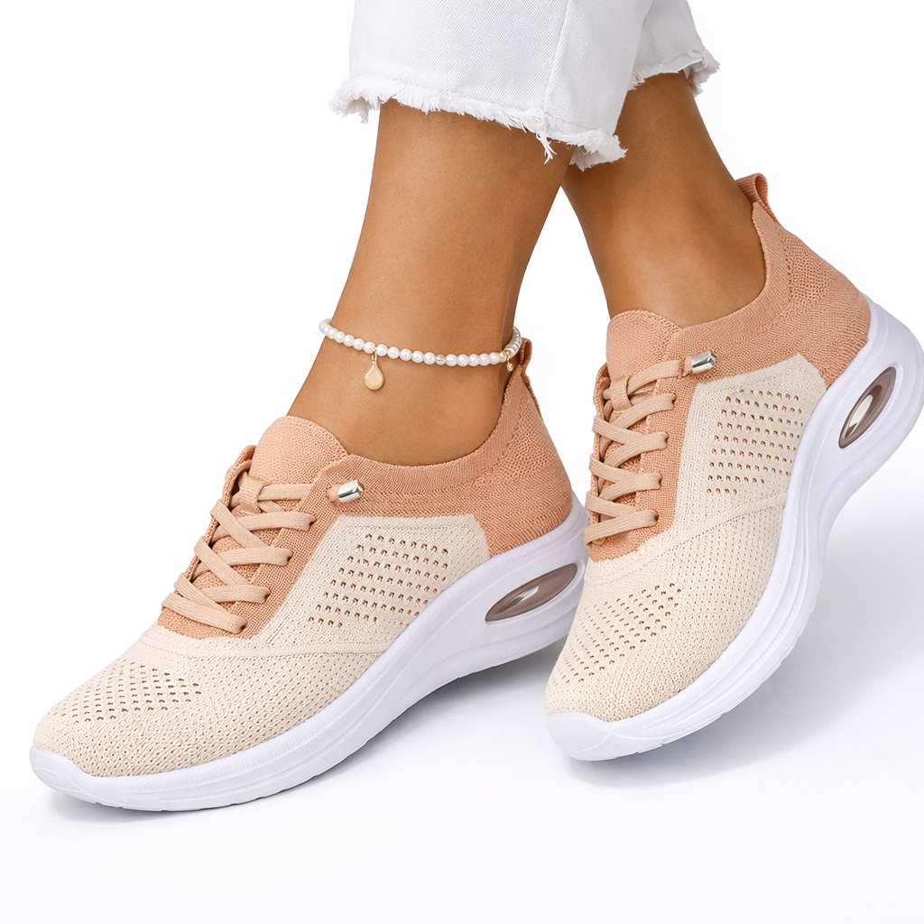 Maylis | Women's Lace-Up Cushioned Breathable Everyday Trainer