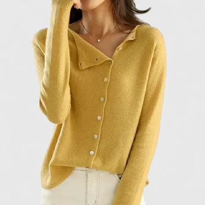 Rosalind | Women's Button-Down Knit Lightweight Long Sleeve Cardigan