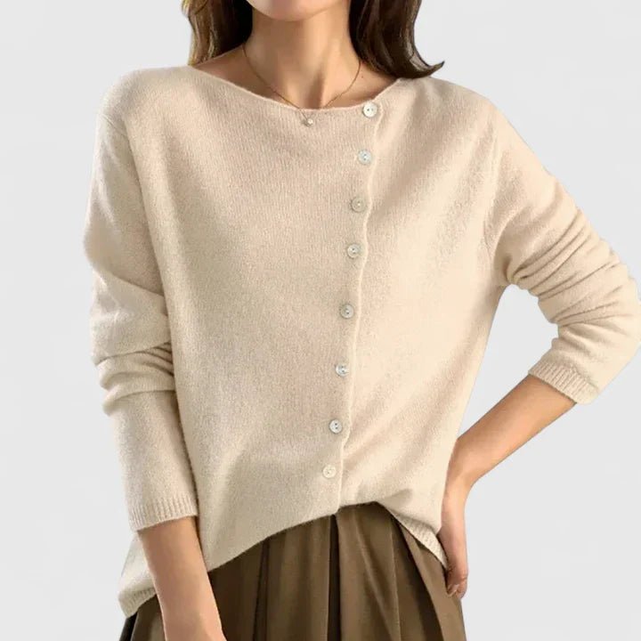Rosalind | Women's Button-Down Knit Lightweight Long Sleeve Cardigan