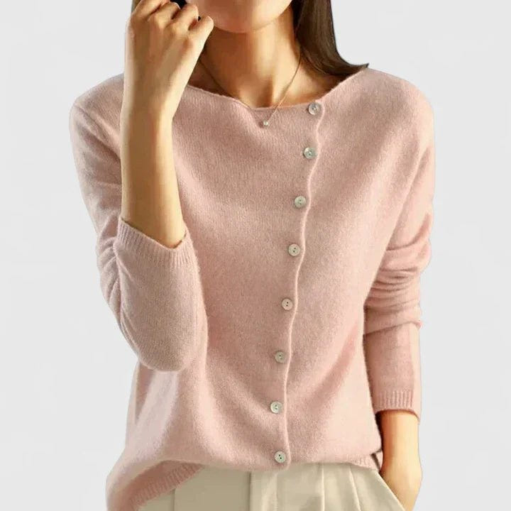 Rosalind | Women's Button-Down Knit Lightweight Long Sleeve Cardigan