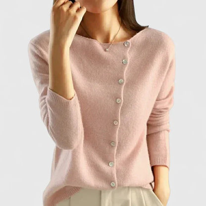 Rosalind | Women's Button-Down Knit Lightweight Long Sleeve Cardigan