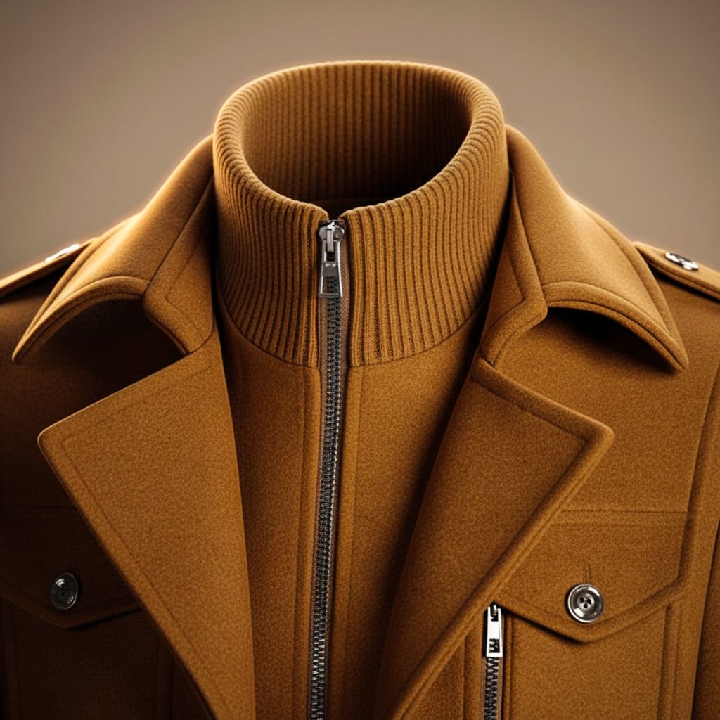 Alaric | Men's Wool Blend Overcoat Smart Coat