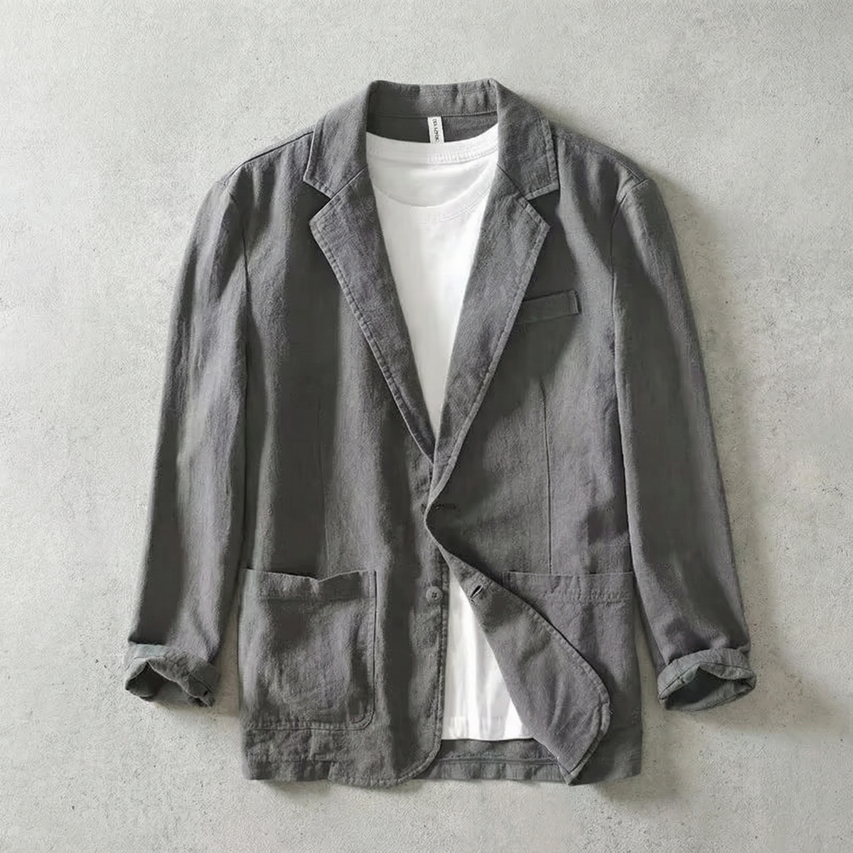 Alaster | Men's Linen Blend Tailored Smart Casual Jacket