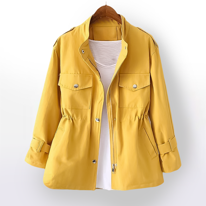 Coralind | Women's Utility Drawstring Waist Pocket Field Jacket