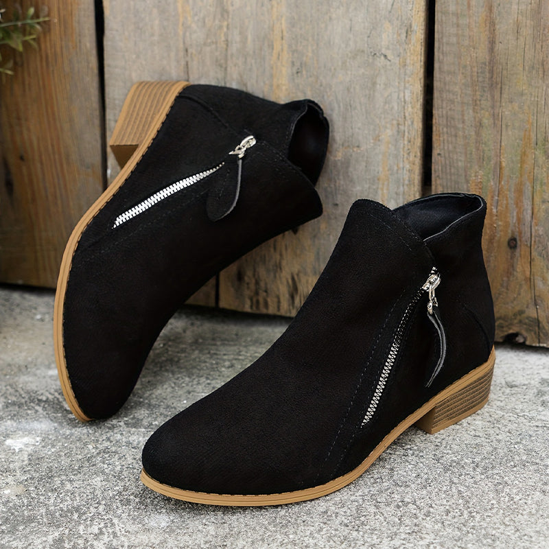 Joanna | Women's Orthopedic Comfortable Block Heel Ankle Boot