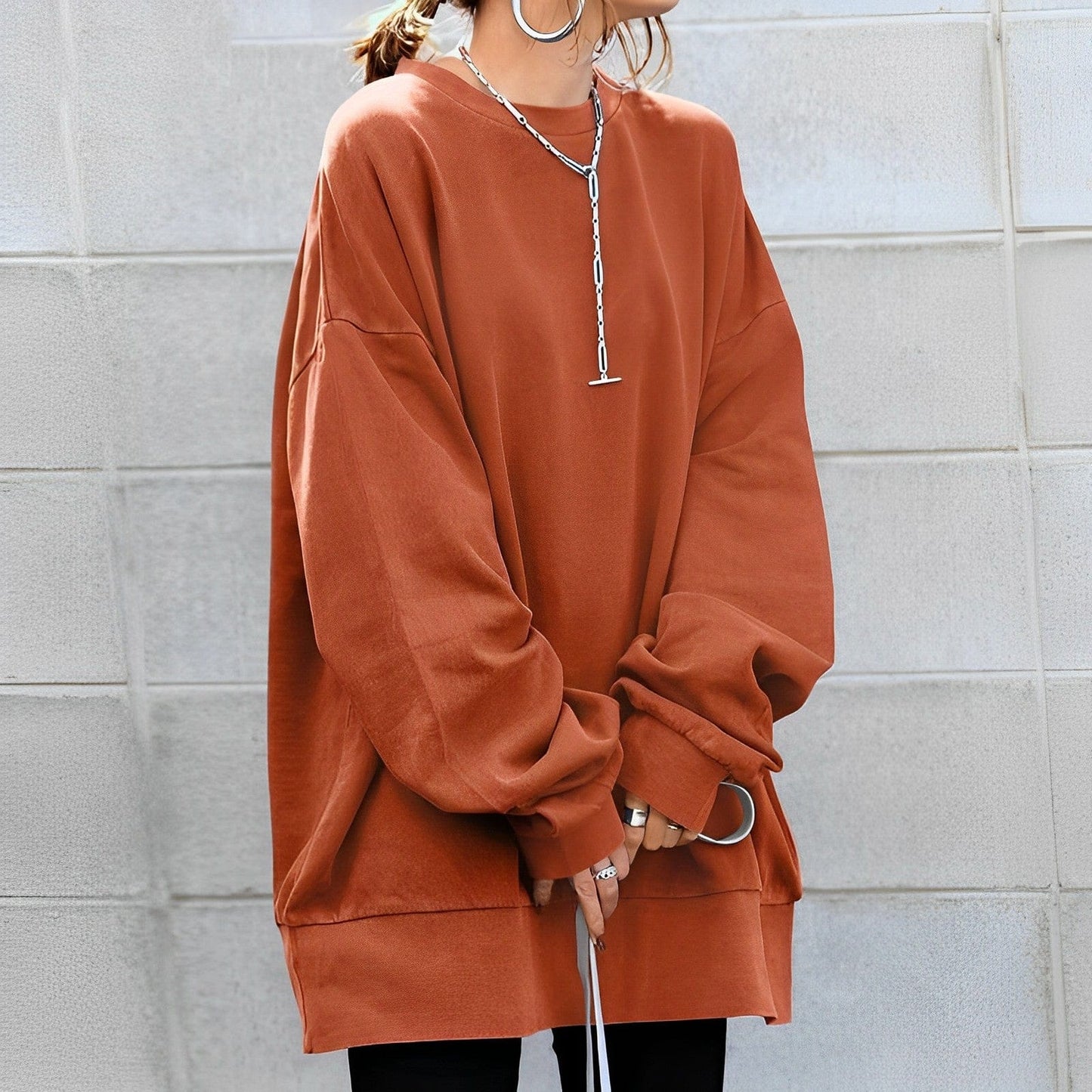 Thelwyn | Women's Oversized Crew Neck Jumper