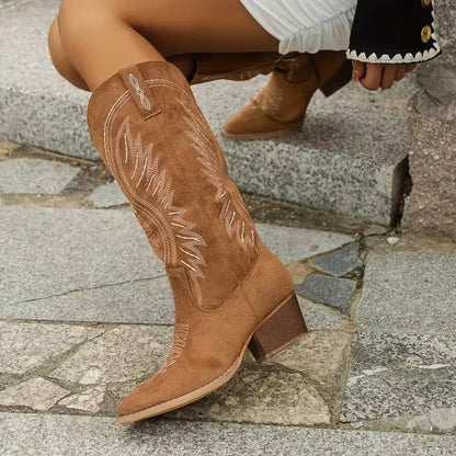 Sedona | Women's Western Embroidered Knee High Cowboy Boot