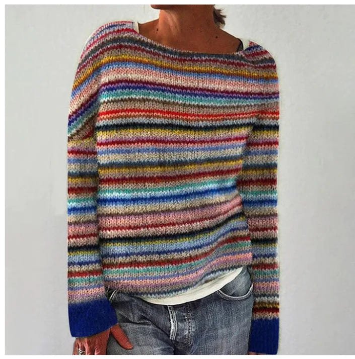 Astrid | Women's Fair Isle Colourful Patterned Knit Jumper