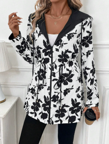 Aleah | Women's Reversible Hooded Longline Coat