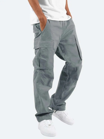 Garrick | Men's Drawstring Relaxed Fit Cargo Trousers