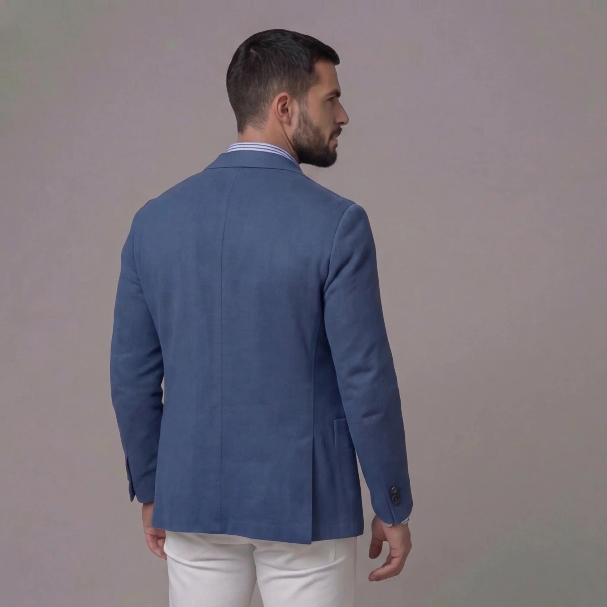 Marlowe | Men's Linen Blend Unstructured Tailored Blazer