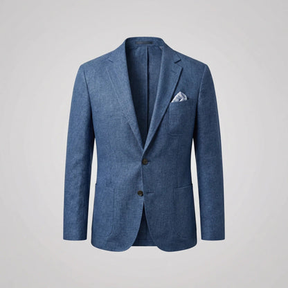 Marlowe | Men's Linen Blend Unstructured Tailored Blazer