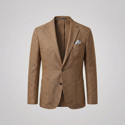Marlowe | Men's Linen Blend Unstructured Tailored Blazer