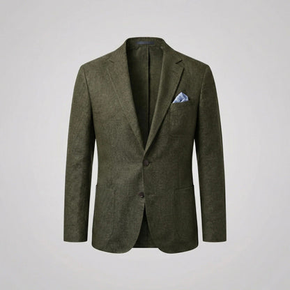 Marlowe | Men's Linen Blend Unstructured Tailored Blazer